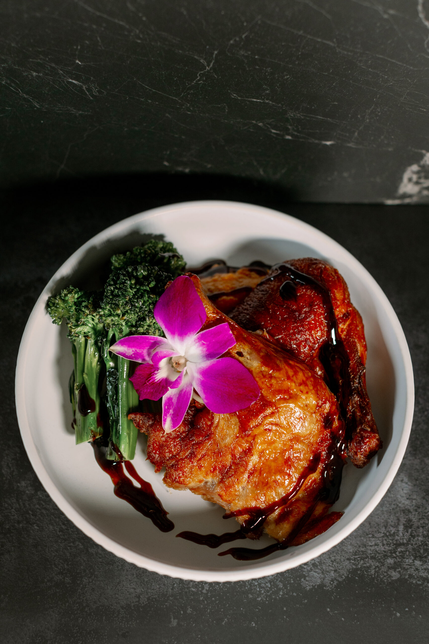 Luxury-Catering-Slow-Roasted-Louisiana-Half-Duck-over-Sweet-Potato-Puree